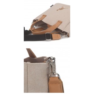 Kangol Filco Felt Tote Bag- Light Beige 3833
